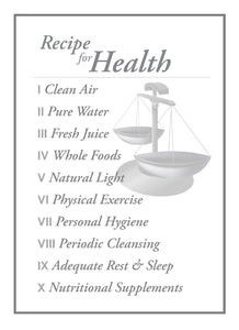 How To Get Well (Recipe For Health)
